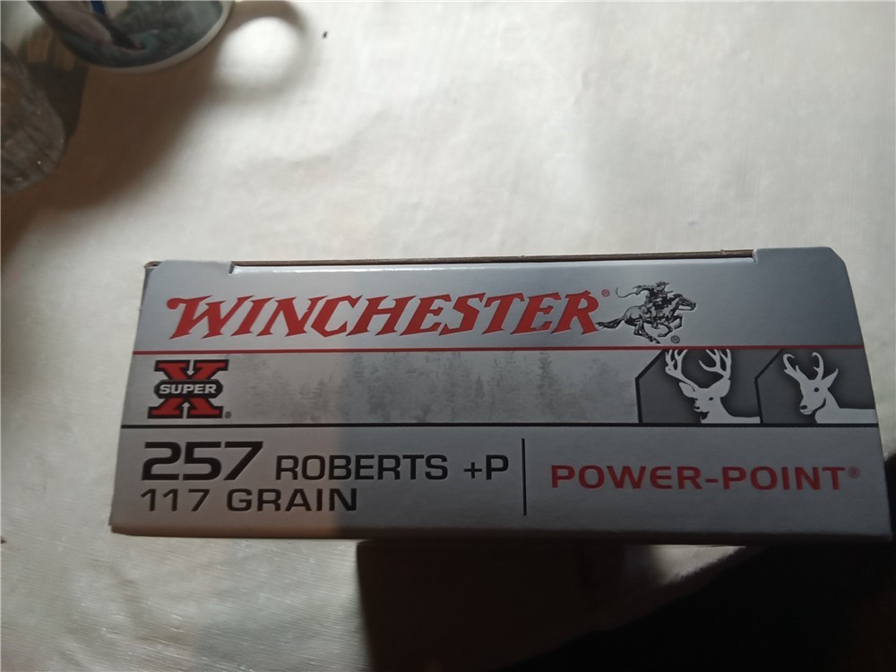 WINCHESTER SUPER X 257 ROBERTS PLUS P 117 GR POWER POINT AMMO-img-1
