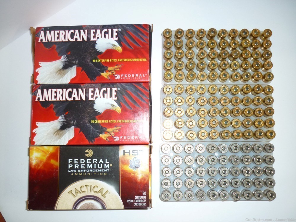 150rd - FEDERAL COMBO - HST and FMJ - 45 ACP - American Eagle 230gr - 1911-img-13