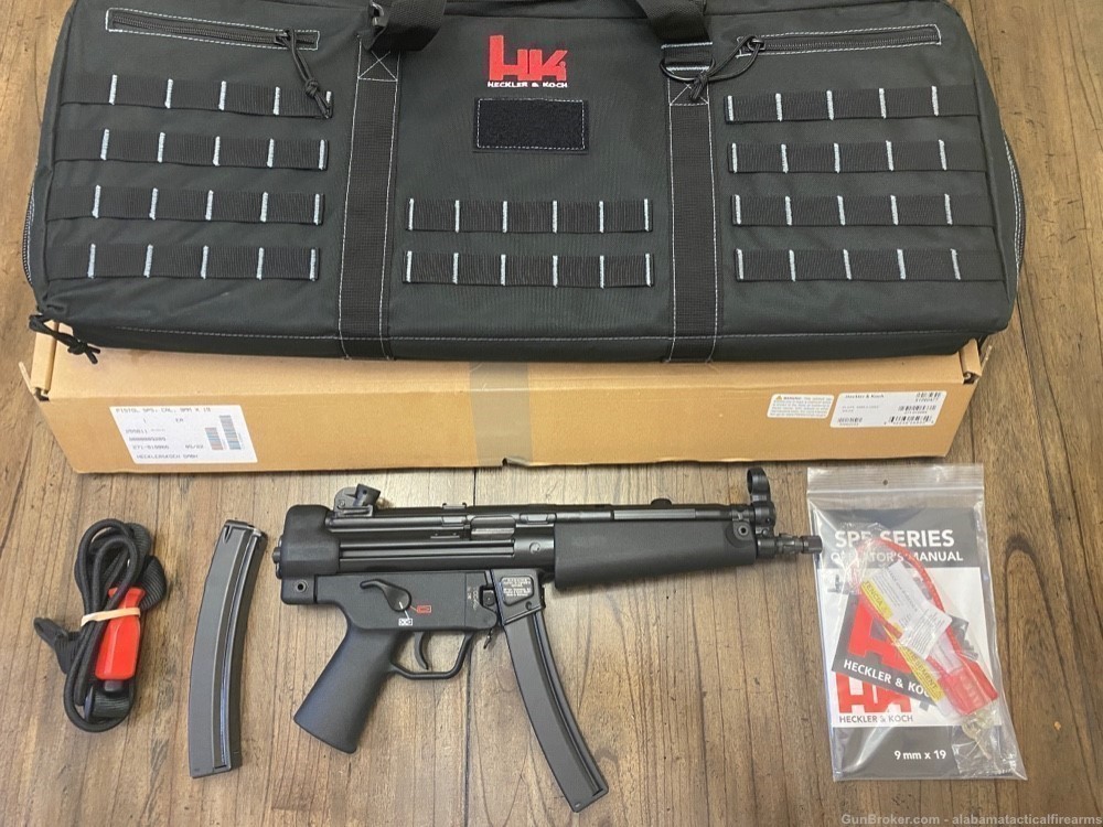 HK Heckler & Koch SP5 8.86” Semi-Automatic Pistol 30+1 H&K 9mm 81000477-img-0