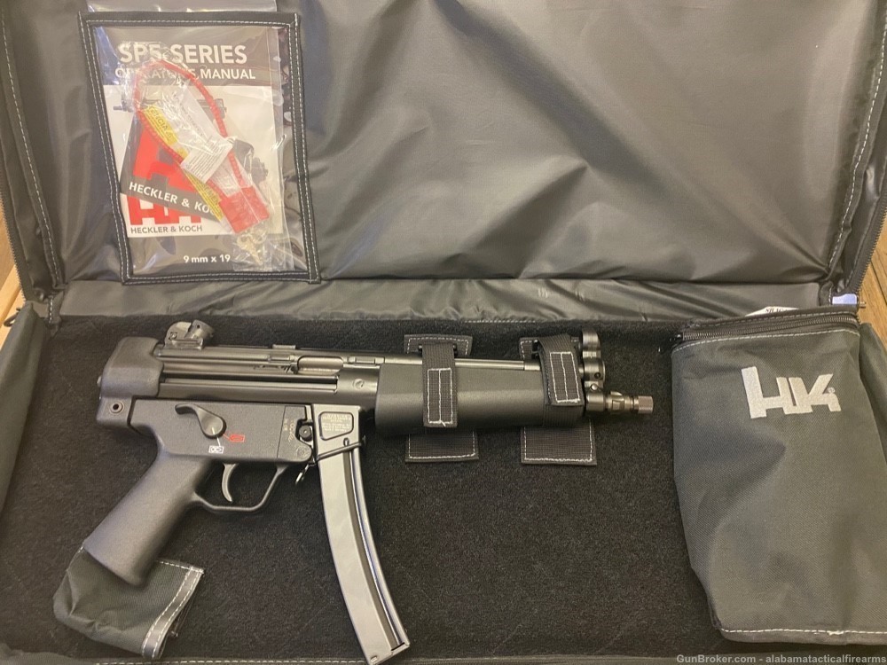 HK Heckler & Koch SP5 8.86” Semi-Automatic Pistol 30+1 H&K 9mm 81000477-img-7