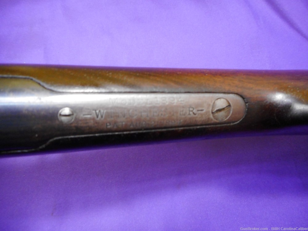 WINCHESTER 94 SPECIAL ORDER 25-35 CAL 20" BARREL MADE 1899 'VERY NICE"-img-16