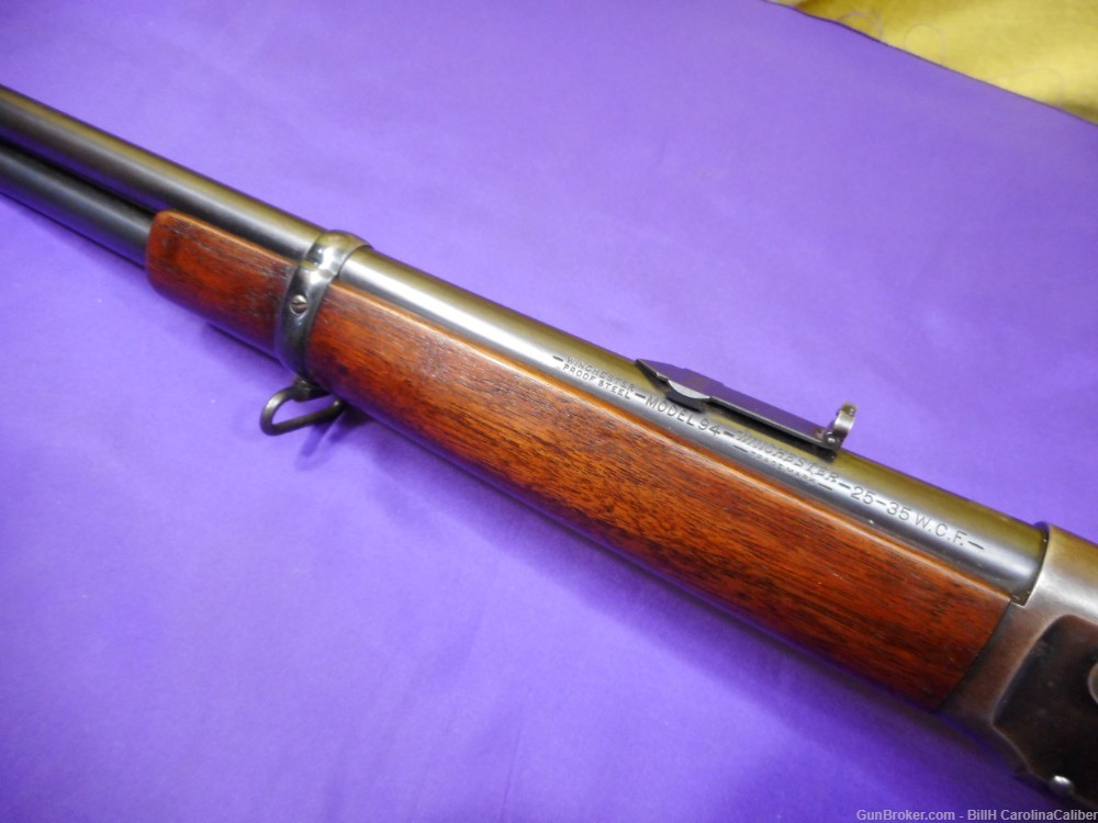 WINCHESTER 94 SPECIAL ORDER 25-35 CAL 20" BARREL MADE 1899 'VERY NICE"-img-25