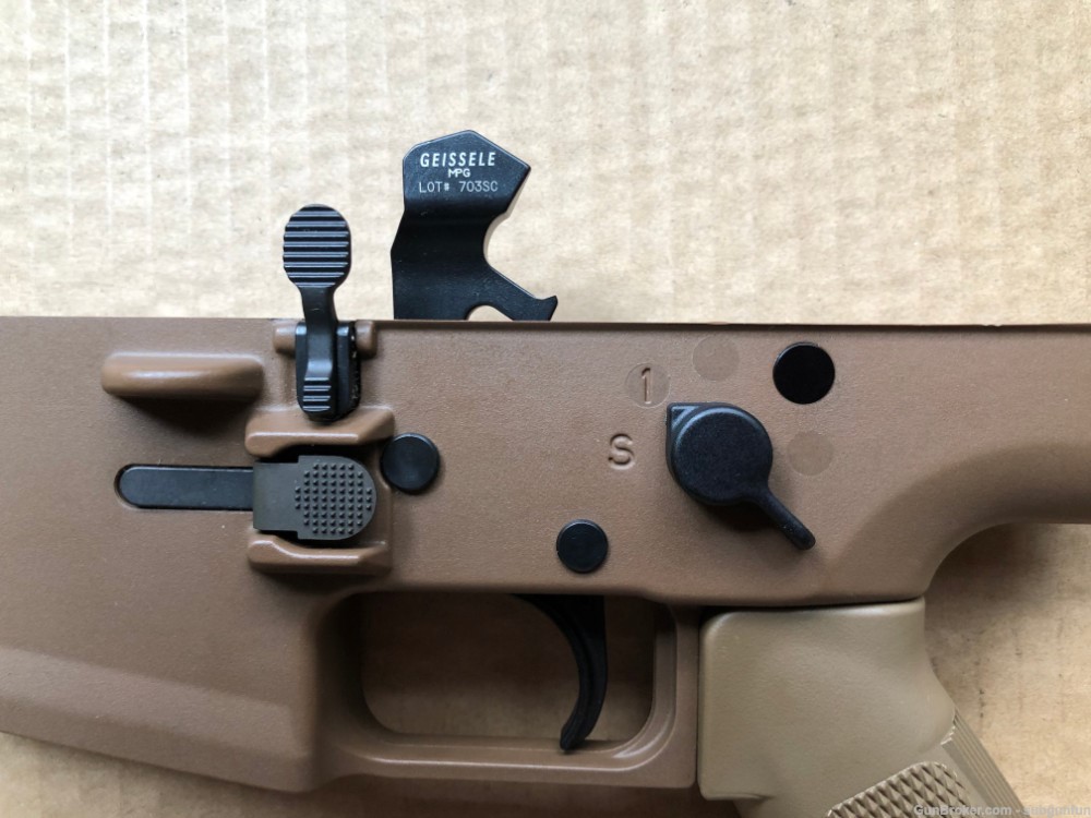 FNH FN SCAR 17/17S Complete Lower, FDE, Geissele Trigger-img-2