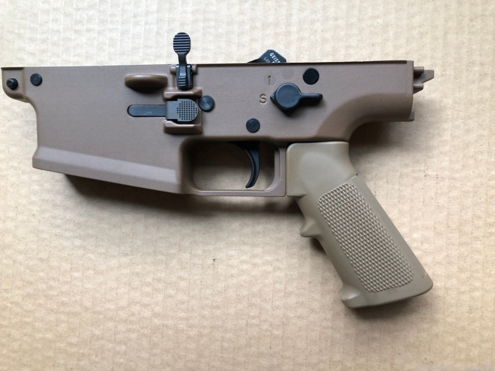 FNH FN SCAR 17/17S Complete Lower, FDE, Geissele Trigger-img-1