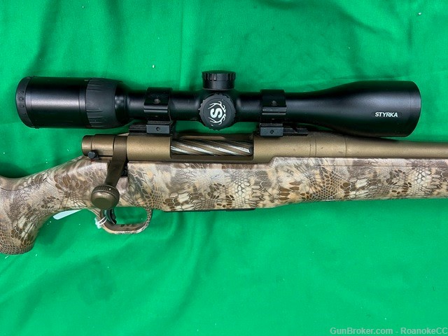 Mossberg Patriot .243 WIN Caliber Camo Color with Stryka Scope-img-3