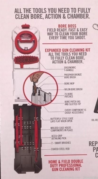 Real Avid Glock Cleaning Kit Gun Boss, 4-in-1 Tool, Smart Mat & Field Guide-img-1
