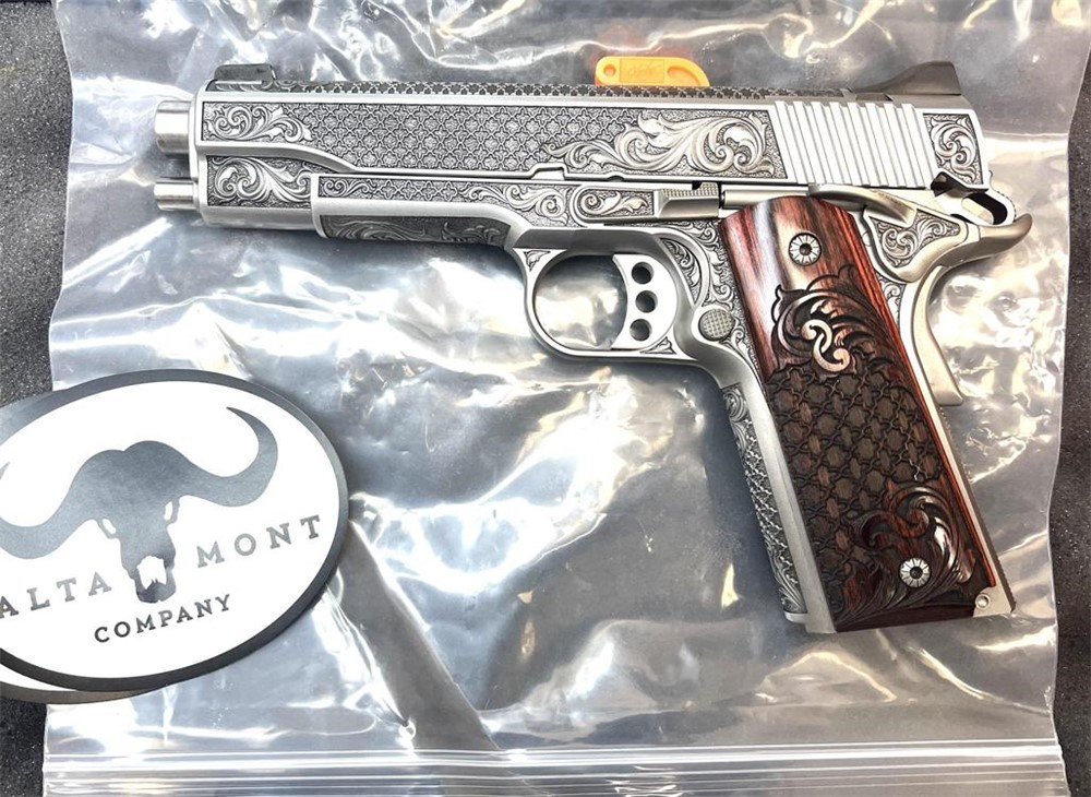 Kimber 1911 Custom Engraved Royal Chateau AAA by Altamont .45ACP-img-14
