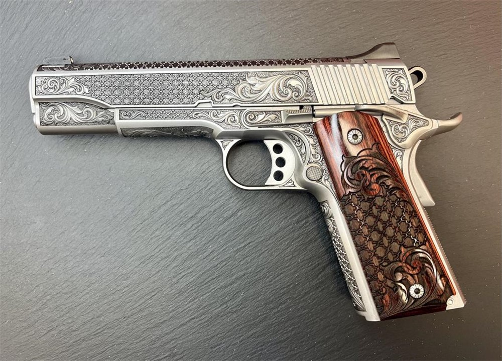 Kimber 1911 Custom Engraved Royal Chateau AAA by Altamont .45ACP-img-0