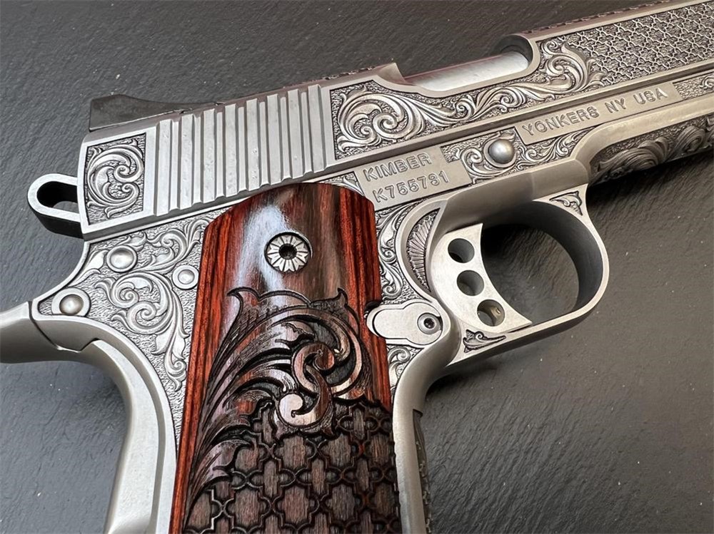 Kimber 1911 Custom Engraved Royal Chateau AAA by Altamont .45ACP-img-12