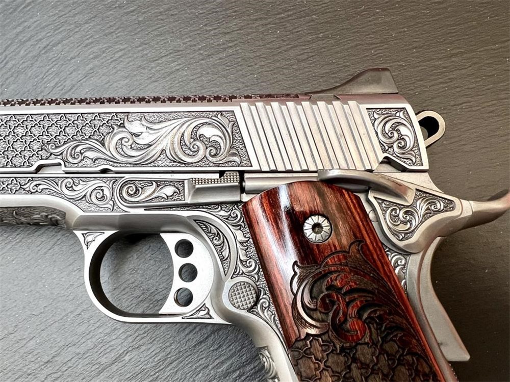 Kimber 1911 Custom Engraved Royal Chateau AAA by Altamont .45ACP-img-3