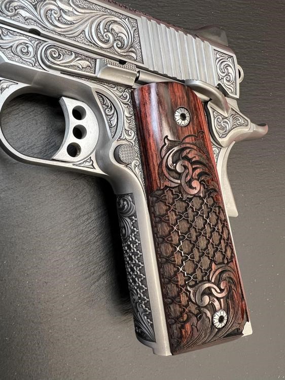 Kimber 1911 Custom Engraved Royal Chateau AAA by Altamont .45ACP-img-4