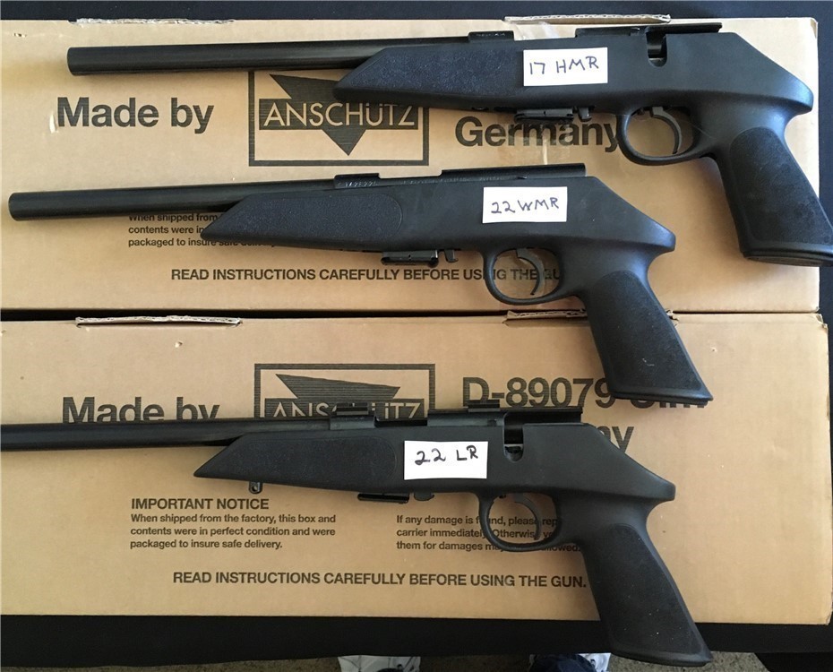 T2 Anschutz Pistol Set 22 LR   22 Magnun 17 HMR EZ Buy-img-0