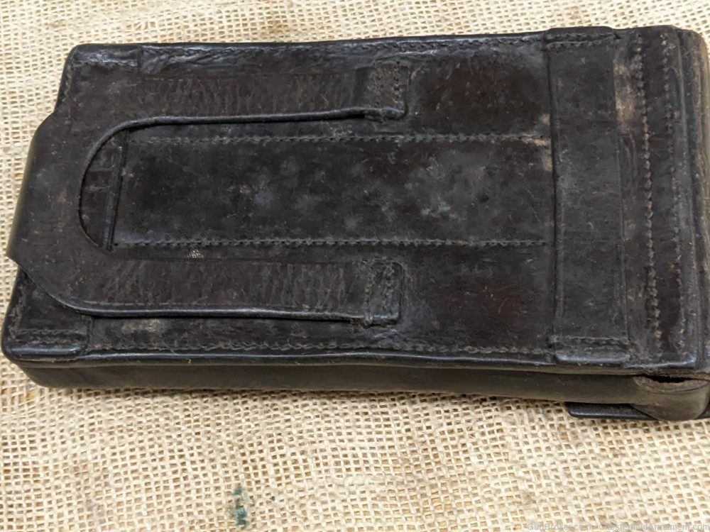 MP34 9mm magazine leather pouch,   -img-4