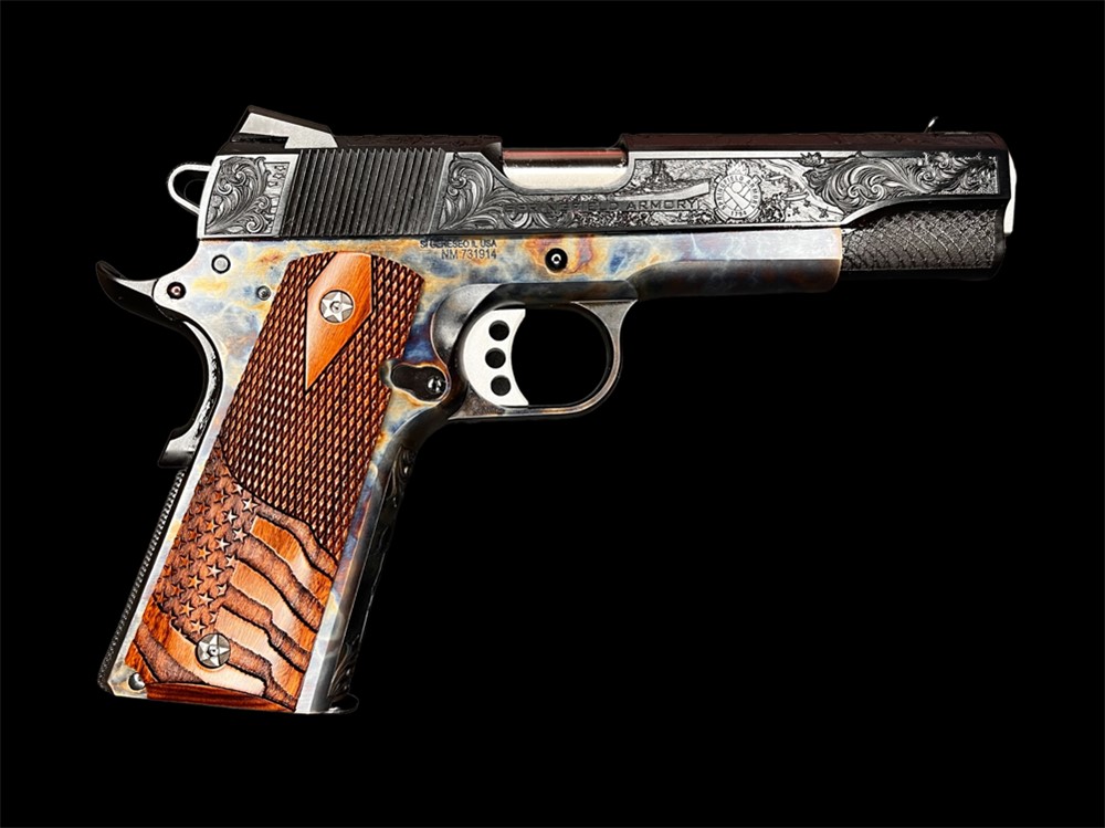 Springfield 1911 .45 ACP Custom Case Hard D-Day Commemorative by Altamont-img-9