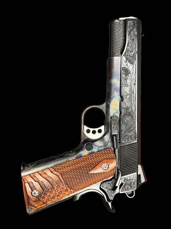 Springfield 1911 .45 ACP Custom Case Hard D-Day Commemorative by Altamont-img-1