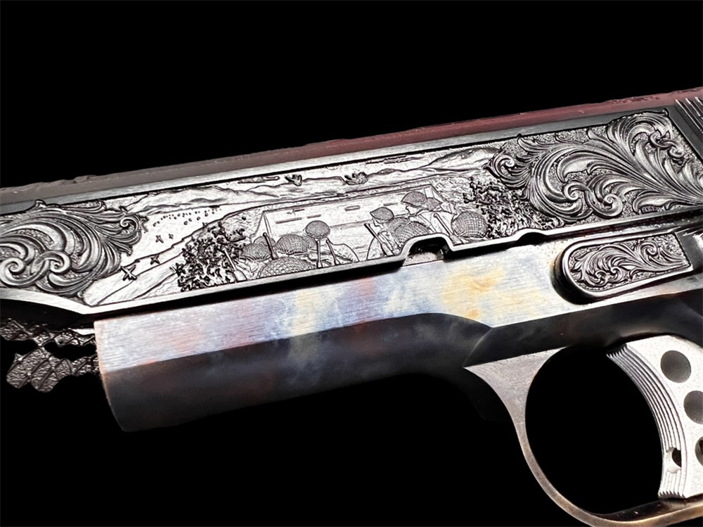 Springfield 1911 .45 ACP Custom Case Hard D-Day Commemorative by Altamont-img-2