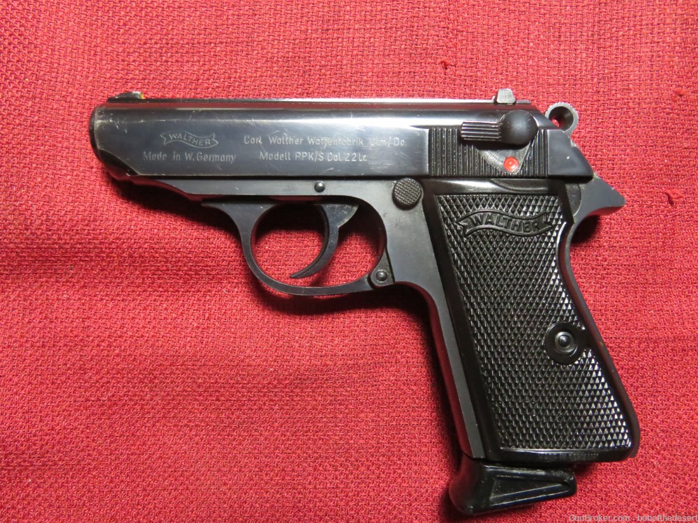 Walther PPK/S .22LR 1974 EXCELLENT GERMAN BOXED!-img-1