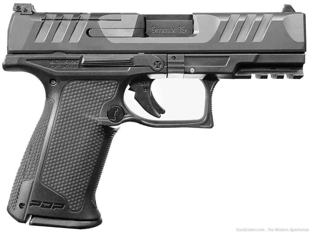 Walther PDP F-Series Pistol Compact Black 9mm 4" Optic Ready 2842734 15+1-img-1