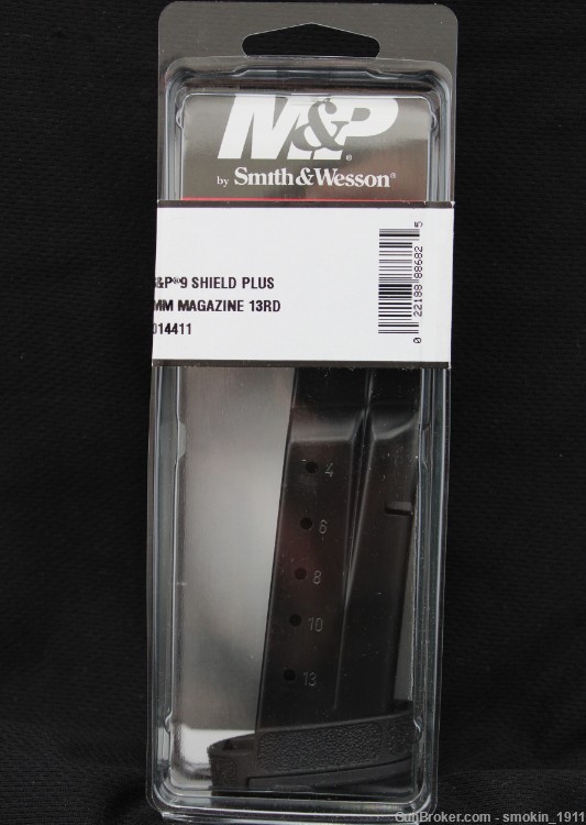 Smith & Wesson M&P9 Shield Plus 9mm 13-round Magazine (3014411) NEW-img-0