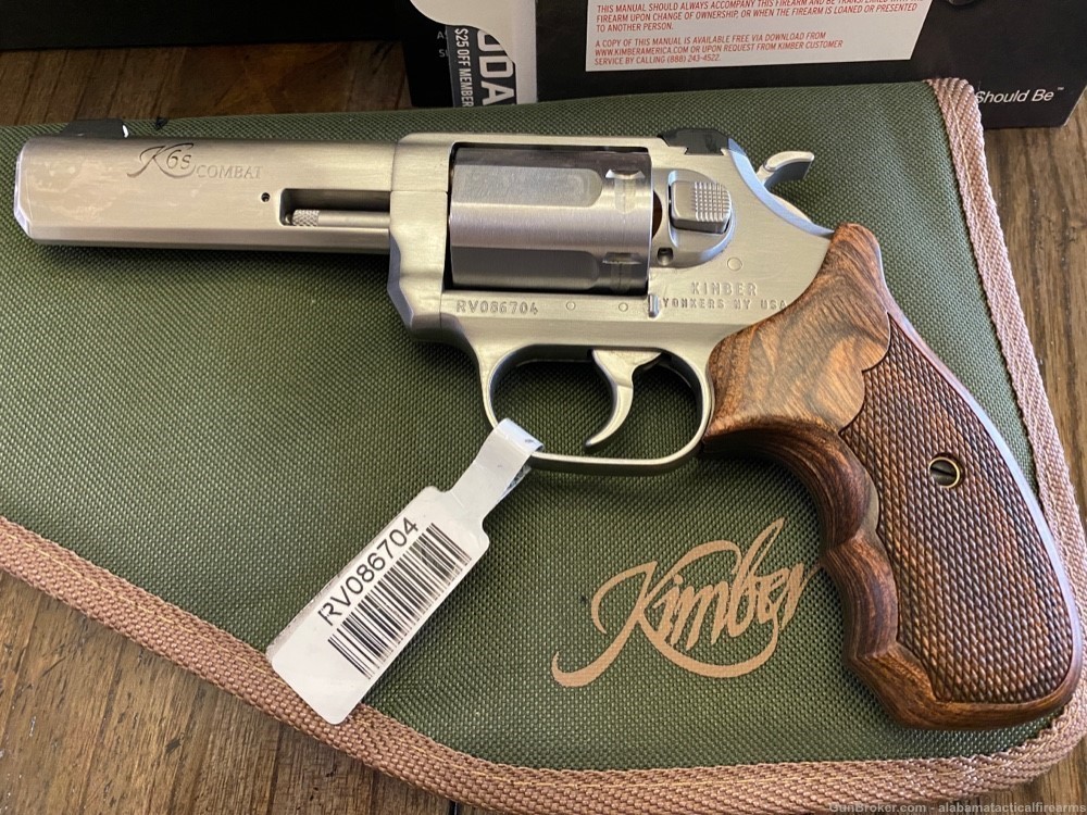 Kimber K6S DASA Revolver 4” Combat .357 Magnum 6rd 3400031 BNIB-img-1