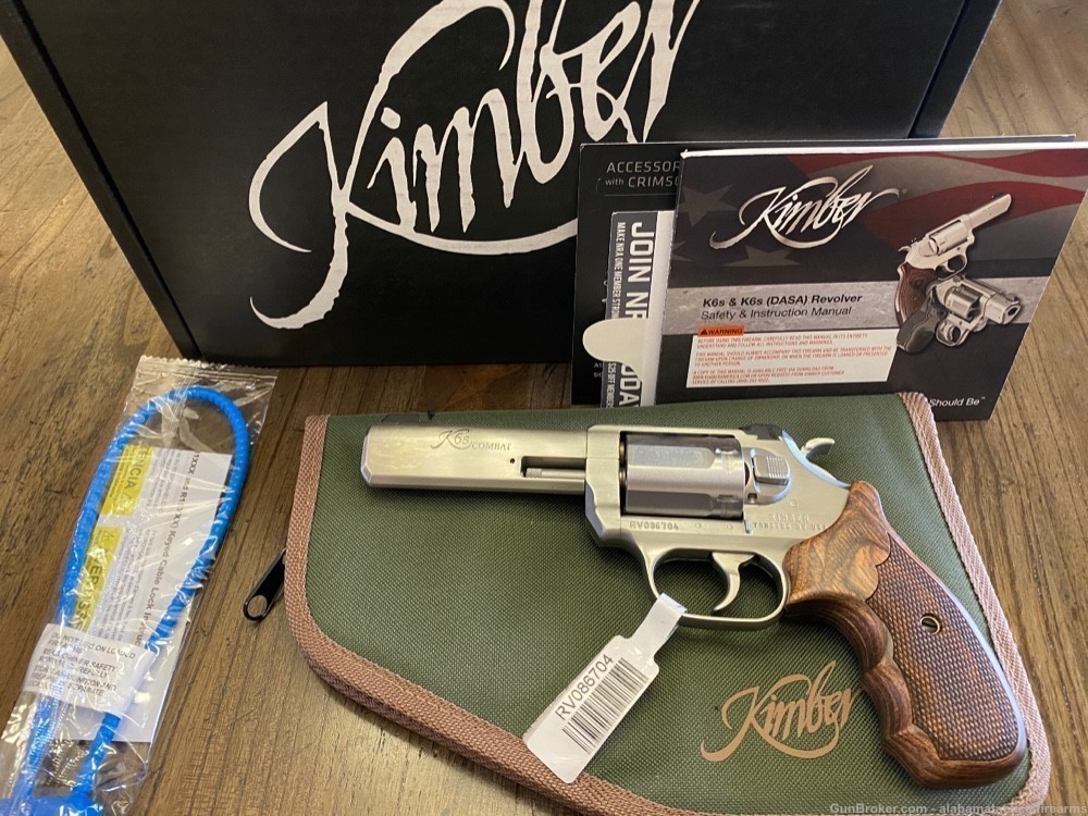 Kimber K6S DASA Revolver 4” Combat .357 Magnum 6rd 3400031 BNIB-img-0
