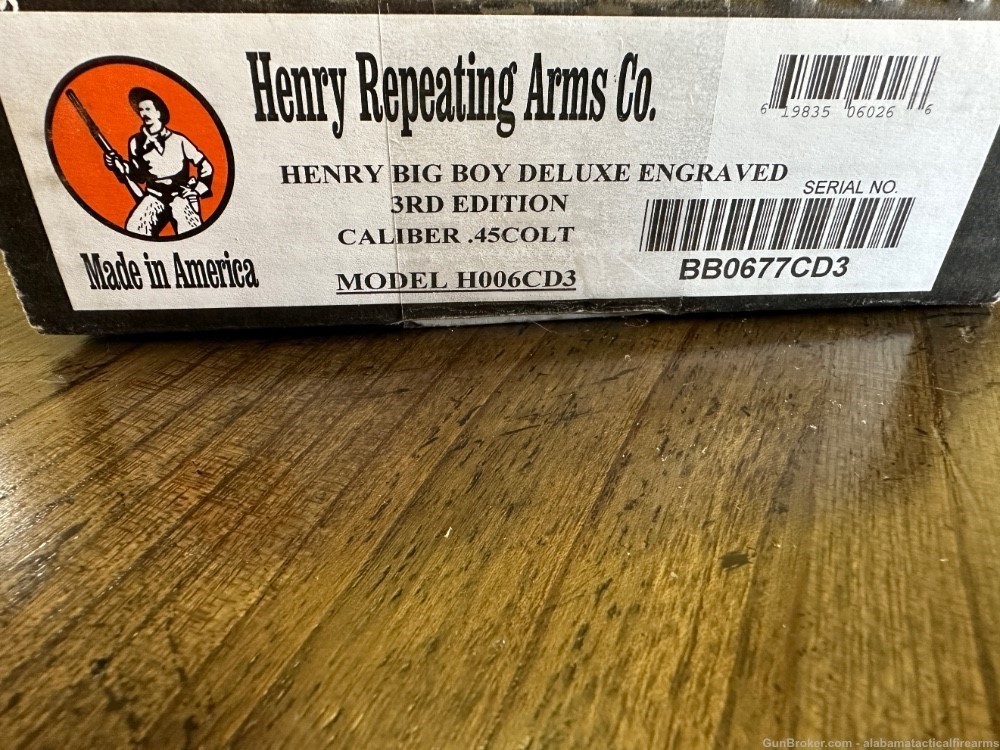 Henry Golden Big Boy Deluxe Engraved 3rd Edition 45 Colt BNIB H006CD3-img-9