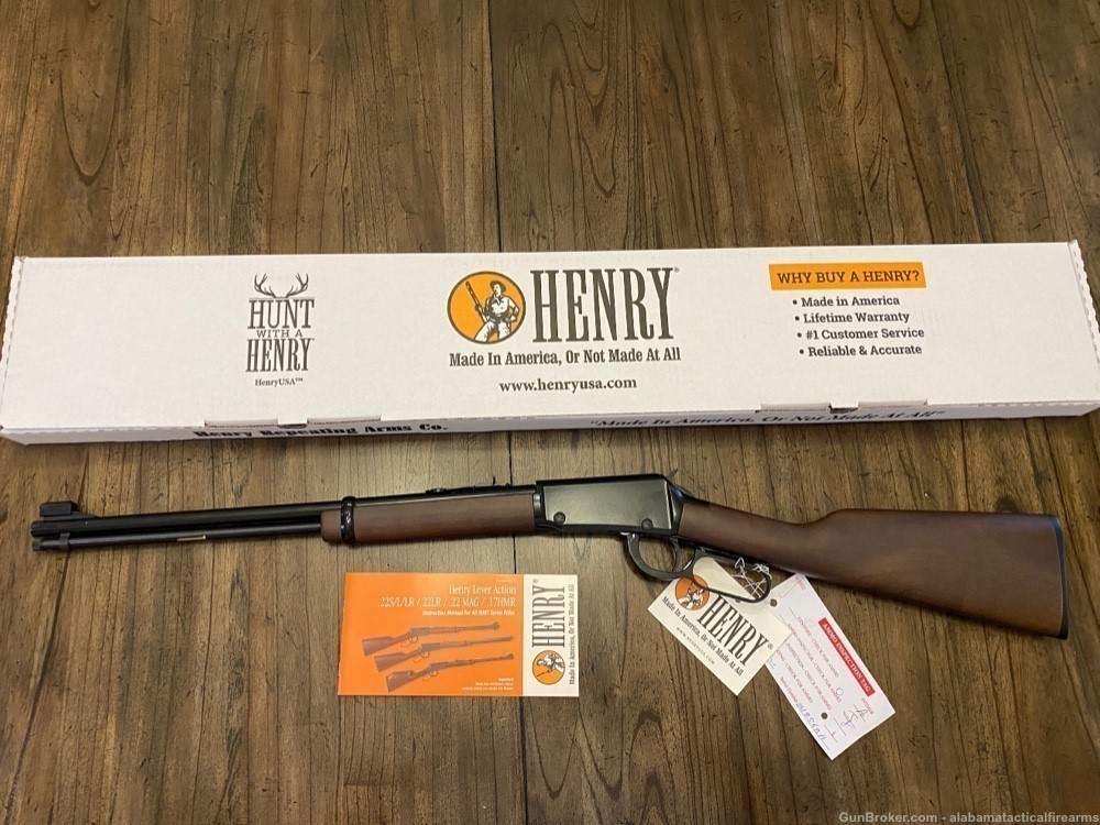 Henry Repeating Arms Classic Lever Action Rifle .22 S/L/LR 18.5” H001 NIB-img-4