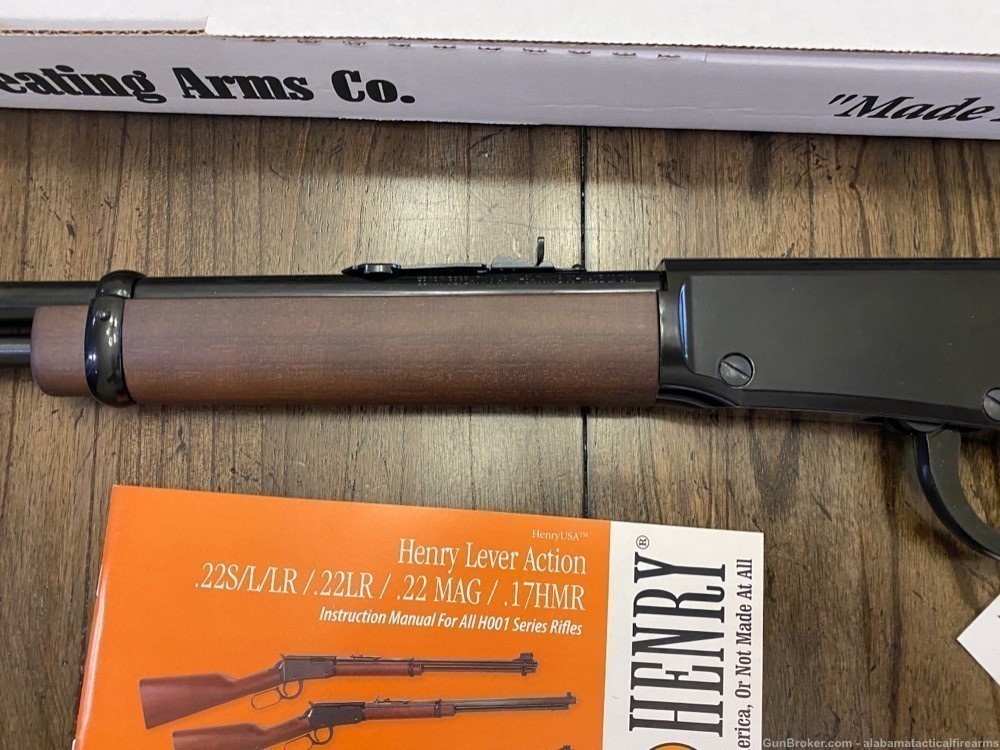 Henry Repeating Arms Classic Lever Action Rifle .22 S/L/LR 18.5” H001 NIB-img-6