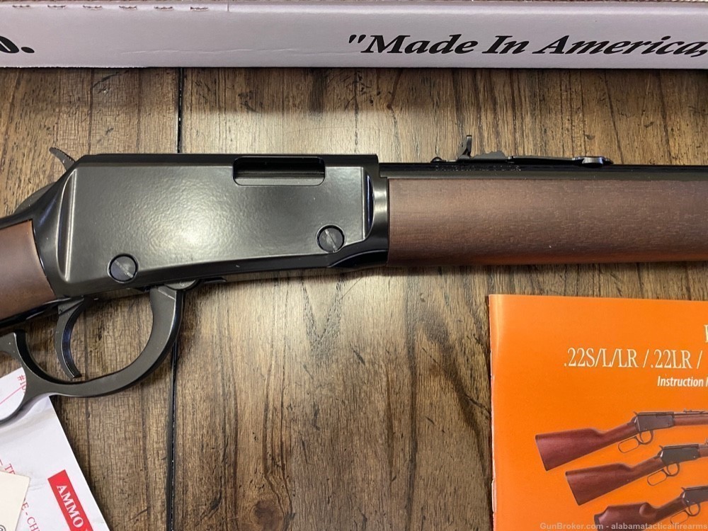 Henry Repeating Arms Classic Lever Action Rifle .22 S/L/LR 18.5” H001 NIB-img-1