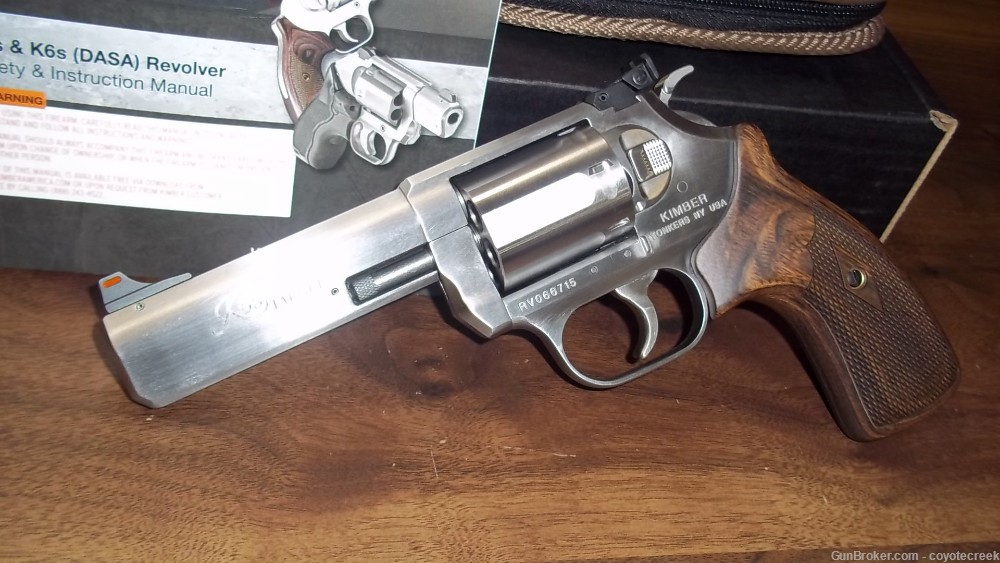 KIMBER K6S DASA Target 357 Mag 4" 6rd Revolver - Stainless 899.99-img-1