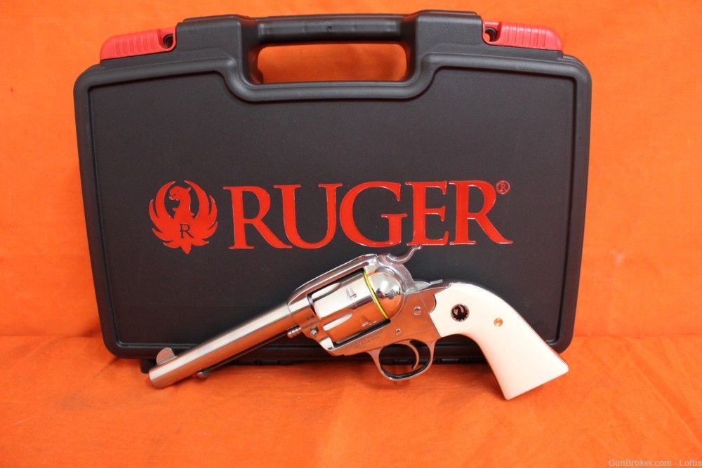 Ruger Vaquero .357Mag 5.5" Stainless NEW! FREE LAYAWAY!-img-0