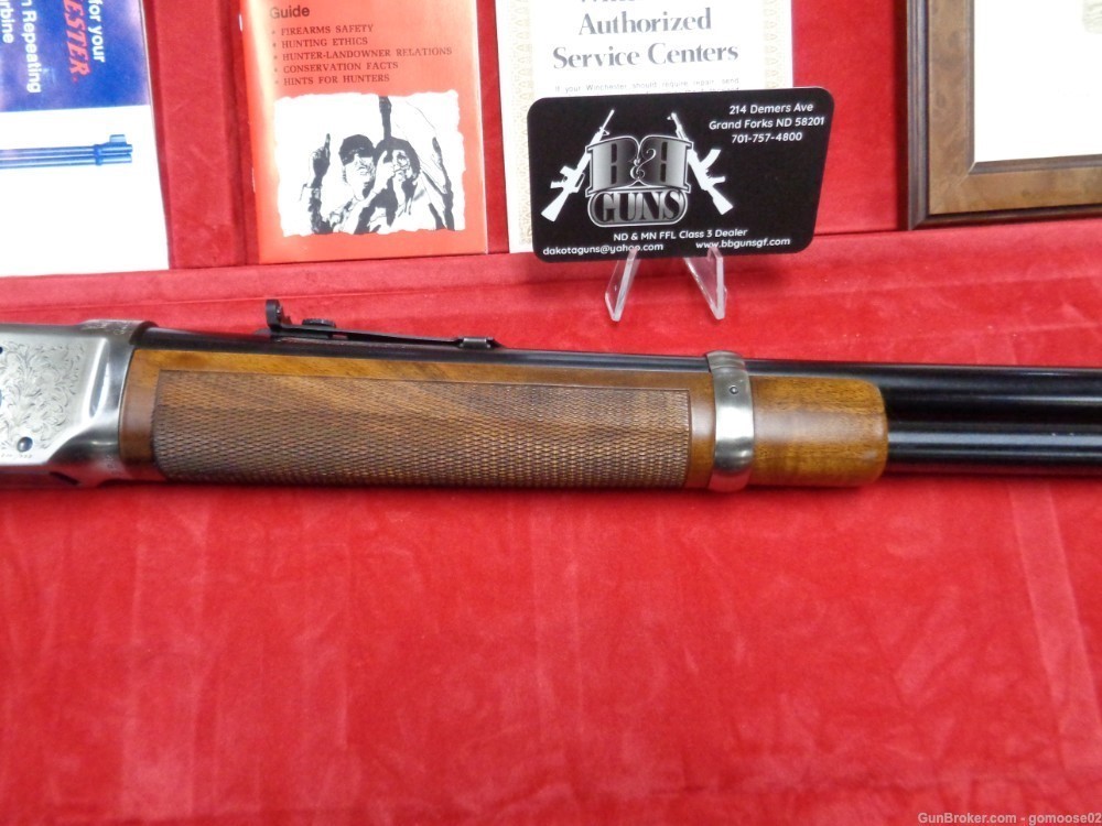 1982 Winchester 94 Engraved 30-30 Western Artist LTD EDITION Case WE TRADE-img-6