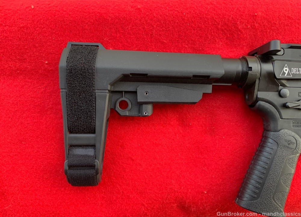 NIB Young Manufacturing Delta-9, 7.5" bbl, 9mm AR pistol-img-1