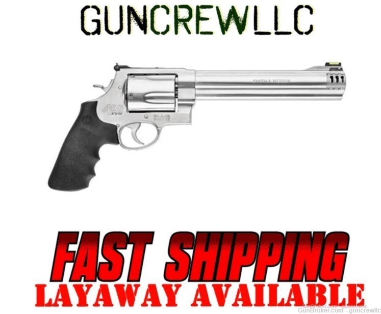 Smith & Wesson 460XVR 460 XVR S&W Magnum 460S&W Mag 163460 SS 8" Layaway-img-0
