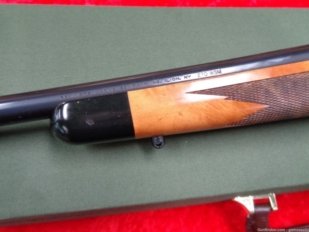 Remington Model 700 CDL Limited Edition 270 WSM Hard Case Wood Stock TRADE!-img-14