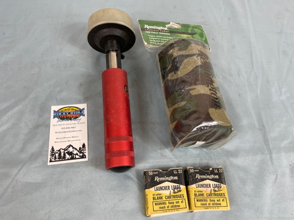 Remington Field Launcher + Blanks + Dummy Dog Field Training -img-0