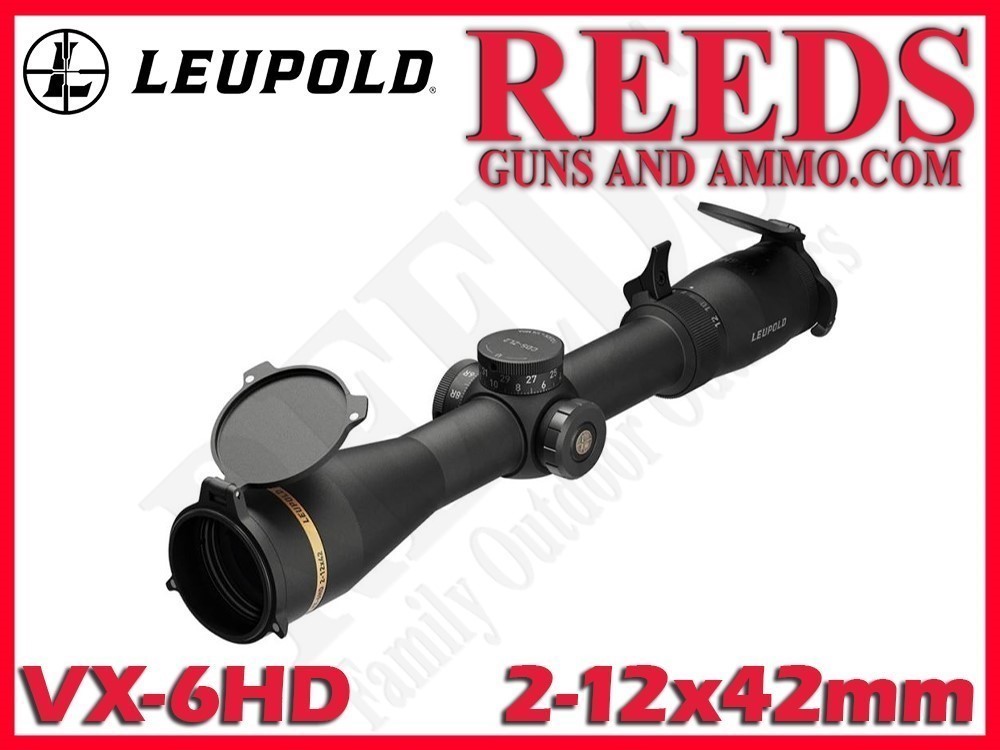 Leupold VX-6HD 2-12x42mm 30mm Scope Firedot Duplex Reticle CDS ZL2 171563-img-0