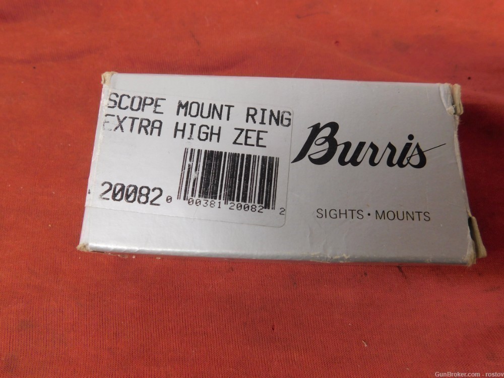 Burris 1" Extra High Zee Rings-img-0