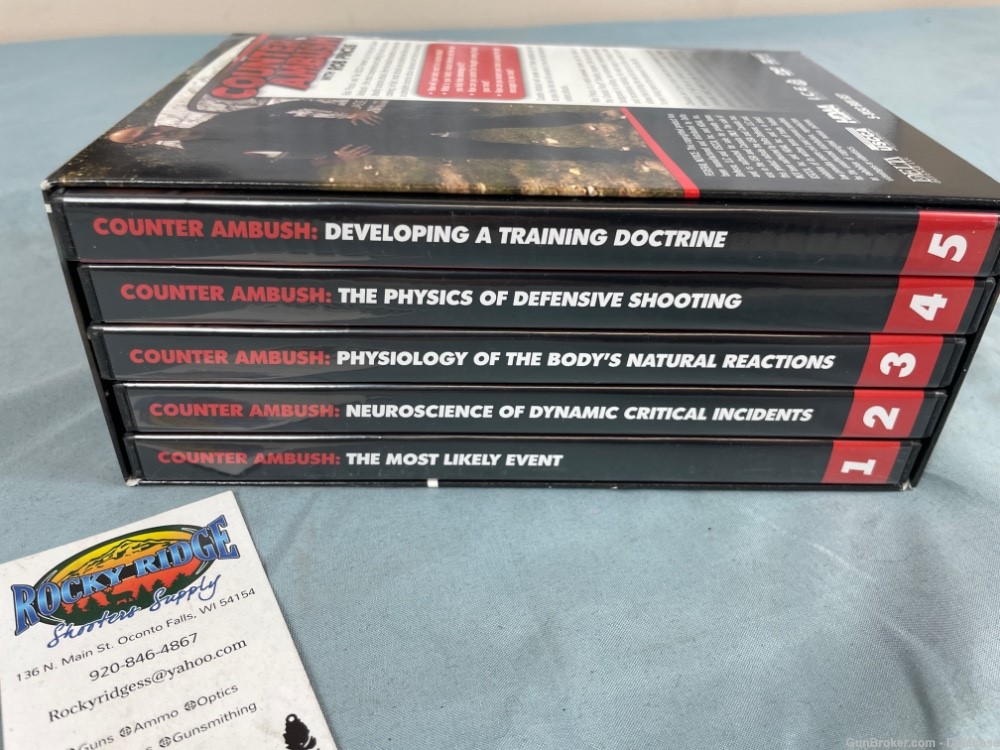 Counter Ambush 5-Disc Rob Pincus DVD Defensive Combat Training Set -img-1