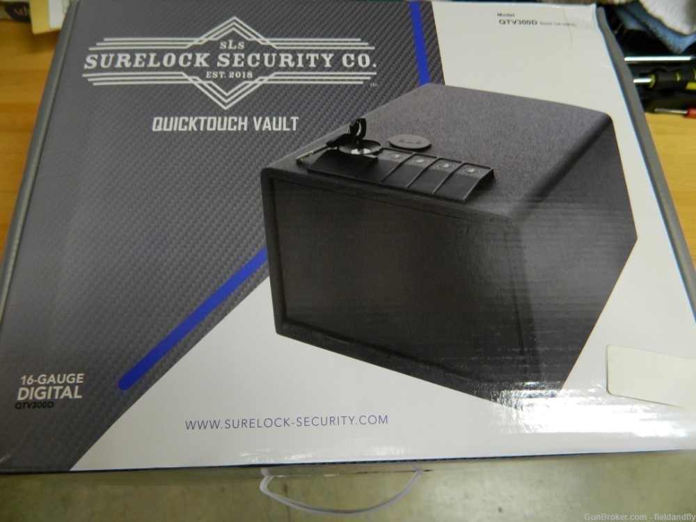 Surelock Security Co. Quicktouch vault Model QTV300DB  NIB-img-5