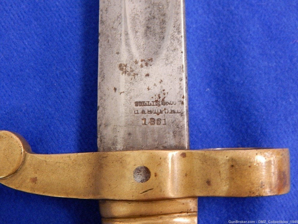 Civil War Mississippi Rifle Saber Sword Bayonet-img-7