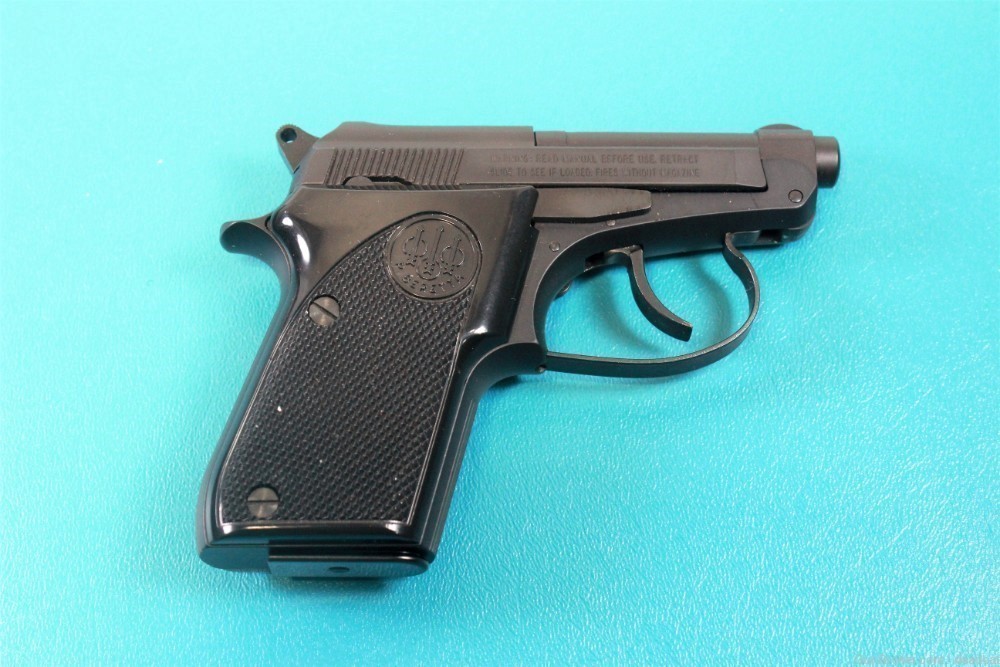 Fine Beretta 21A Semi Auto Pistol .22 LR in Box Papers Flat Black Finish-img-2