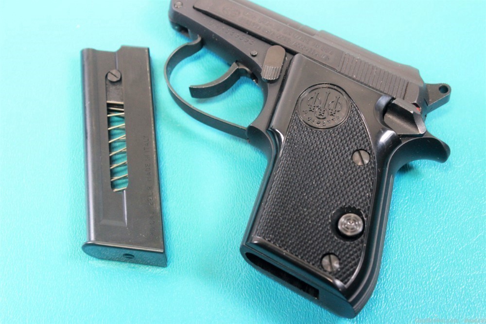 Fine Beretta 21A Semi Auto Pistol .22 LR in Box Papers Flat Black Finish-img-7