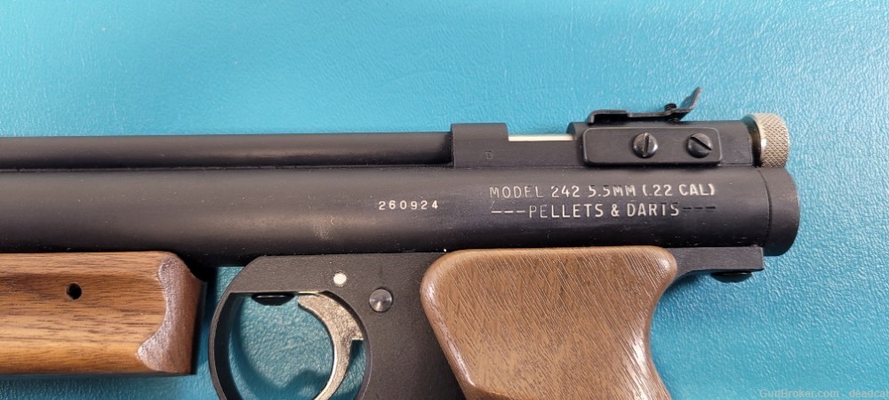 Rare Benjamin Air Pistol Gun Model 242 Pellet /Dart .22 + Provenance-img-8