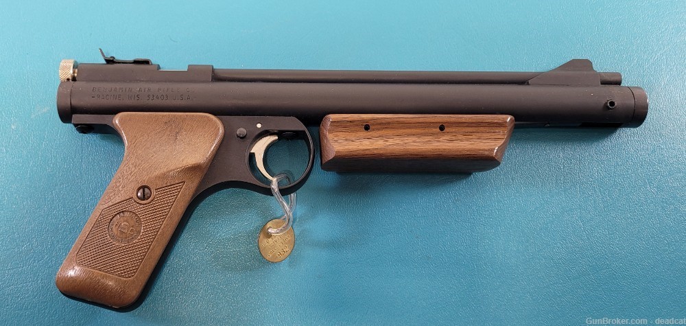Rare Benjamin Air Pistol Gun Model 242 Pellet /Dart .22 + Provenance-img-1
