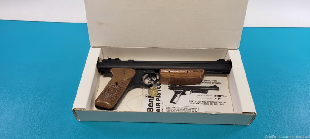 Rare Benjamin Air Pistol Gun Model 242 Pellet /Dart .22 + Provenance-img-15