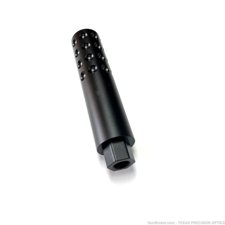 1/2x28 thread 5.5 inch extra long muzzle brake  for .22LR/223/556 w/washer-img-4