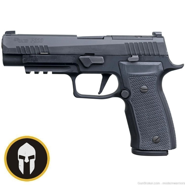 Sig Sauer P320 AXG Full Black/Grey - 4.7" Barrel (9mm) First Responder Only-img-0