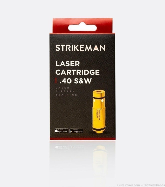 Strikeman Dry Fire Laser Cartridge Training Target Kit, .40 S&W Cartridge-img-2