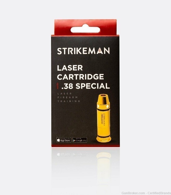 Strikeman Dry Fire Laser Training Target PRO Kit, .38 Special Cartridge-img-3
